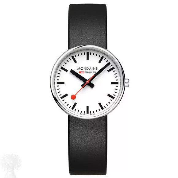 Unisex Stainless Steel Mondaine Mini Giant Quartz Watch